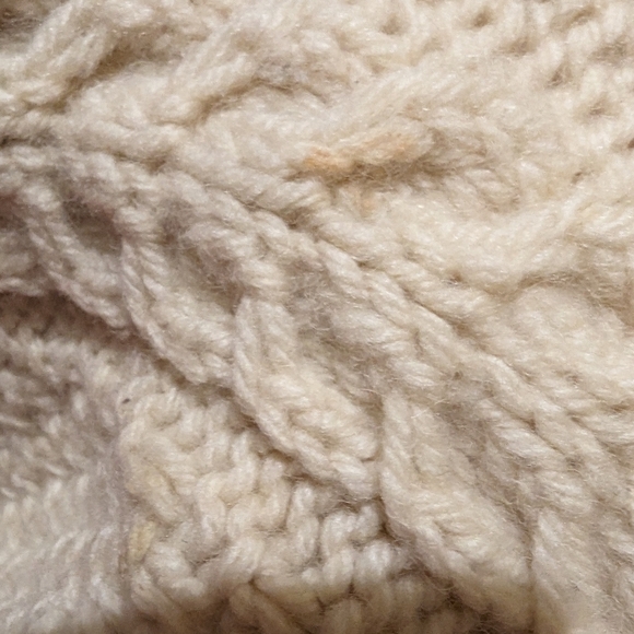 The Scotch House fisherman off white wool vintage sweater sz 40 EU - Picture 10 of 12